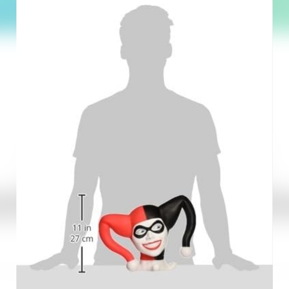 Harley Quinn Rare Large Head Bank Statue 11" :Monogram DC Heroes - Picture 15 of 15